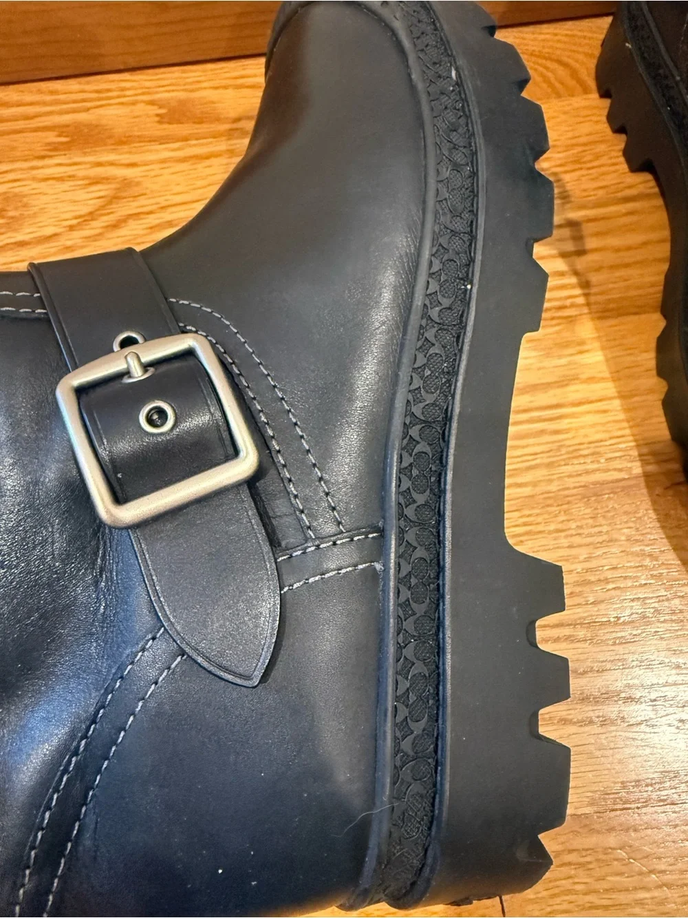 Coach Trooper Moto Boot Size 11